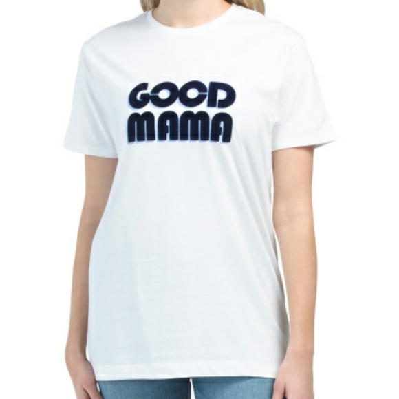NWT Good American "Good Mama" Tee/ T-Shirt - Picture 2 of 15
